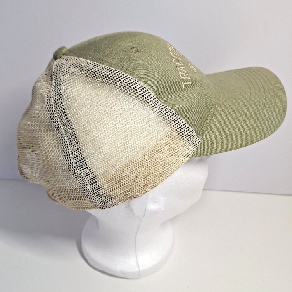 Olive Green Tractor Supply Mesh Trucker Hat Adjustable Snapback Baseball Cap - Picture 2 of 10